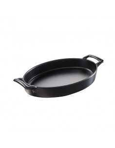 Belle Cuisine Oval Dish Black Dish