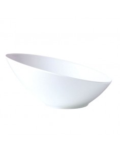 Monaco Sheer Bowl White 21.5cm