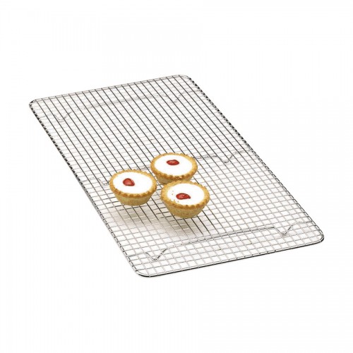 KitchenCraft Chrome Plated Oblong Cake Cooling Tray