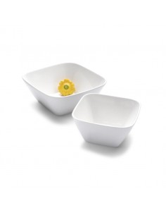 Orientix Square Bowl - White 19 x 19cm
