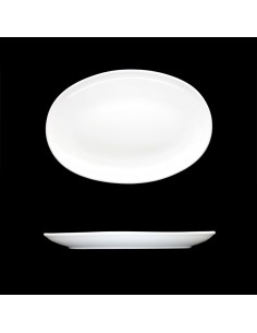 Crème Renoir Oval Coupe Plate 12 1/2 inch 32cm 2