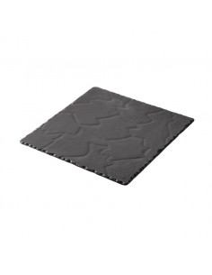 Basalt Plate Square Slate Effect 25cm