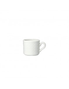 Bead White Cup Accent 8.5cl