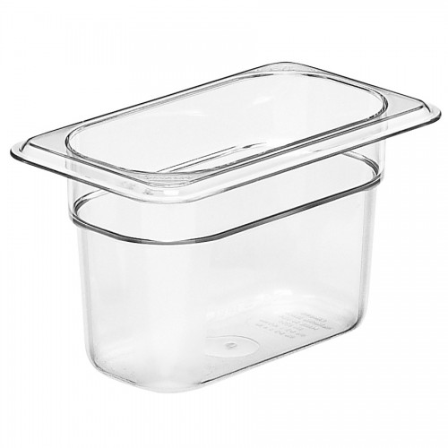 Gastronorm Container Poly 1/9 100mm Clear