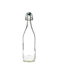 Water Bottle 1ltr Green Top