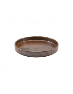 Terra Porcelain Copper Presentation Plate 18cm 2