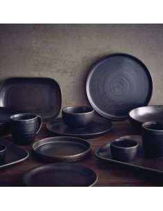 Terra Porcelain Black Round Bowl 11.5cm 2