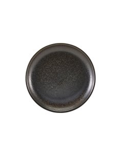Terra Porcelain Black Coupe Plate 24cm