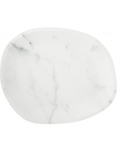 Ridge Melamine Oblong Platter 45.72 cm - Marble