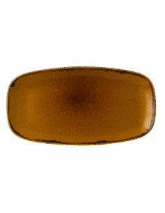 Harvest Brown Chefs' Oblong Plate 35.5 x 18.9cm 13 7/8 inch x 7 3/8 inch