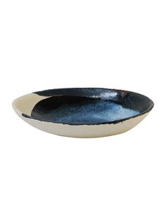 Jars Wabi Awa Blue/Black Bowl 20 x 16.5cm