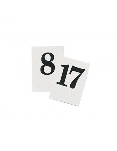 Banquet Table Numbers Black On White 1 To 20