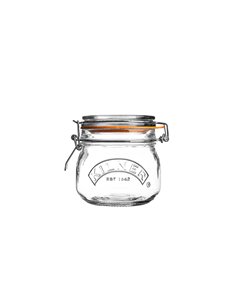 Kilner Clip Top Round Jar 0.5 Litre Clear