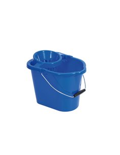 Mop Bucket With Wringer Blue 12ltr