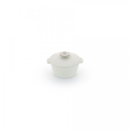 Revolution 2 Ceramic Rnd Cocotte 13cm/0,5L White Lid