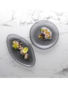 Dusk Glass Round Bamboo Bowl 17Cm 2