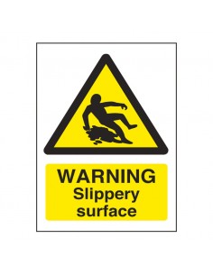 Warning Sign Slippery Surface