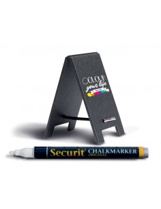 Mini Table Sandwich Writable Sign With Chalkmarker
