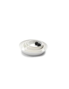 Orientix Round Coupe Dish - White 19cm 2