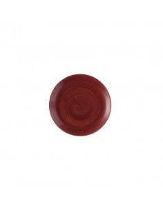 Patina Red Rust Coupe Plate 16.5cm 6 1/2 inch