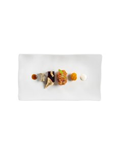 Pordamsa Gastro Tray Matte White 24 x 14cm