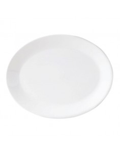 Monaco Regency Plate Oval White 28cm