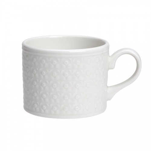 Bead White Cup Accent 35cl
