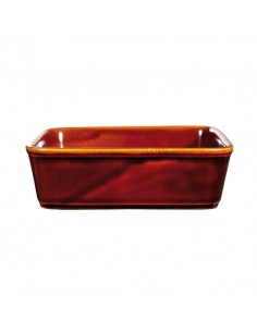 Rustics Square Deli Dish Brown Stoneware 13cm