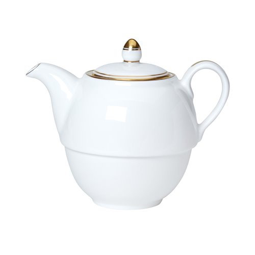 Burnished Gold Tea for One Teapot 46cl