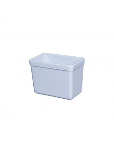 Mirage White Melamine Crock, 0.6L - 8 x 13 x 10cm