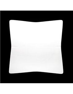 Crème Carré Plate 27cm x 27cm 2