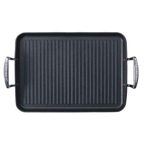 Toughened Non-Stick Ribbed Rectangular Grill 35cm