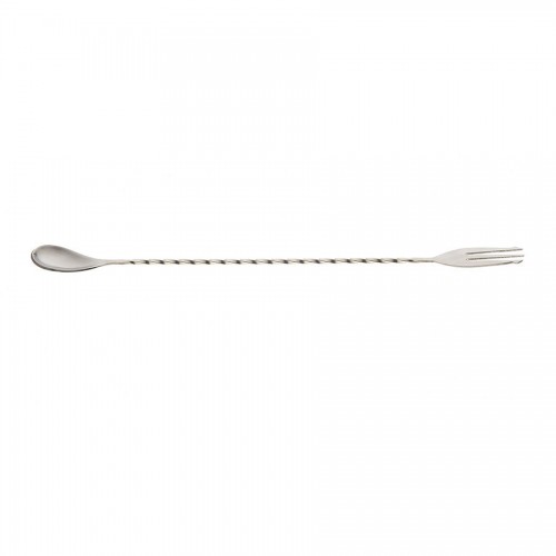 Bar Spoon with Fork End 12 3/8 inch 31.5cm S/S
