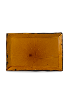 Harvest Rectangular Tray Brown 11 1/4 x 7 1/2 inch
