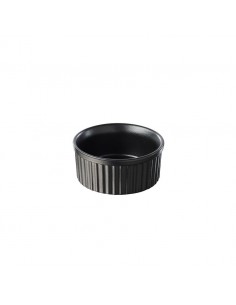 French Black Ramekin 9.4 x 4.3cm 17cl