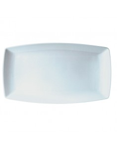 Neo Eight Rectangular Plate White 20.25 x 35.5cm