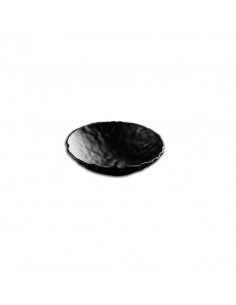 Pordamsa Crater Black Glass Bowl 17cm