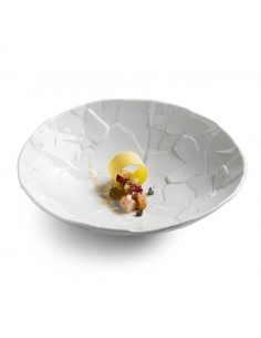 Trencadis 25cm Salad Bowl Gloss/Matt White