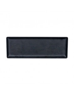 Mirage Black Melamine Fusion Platter 26.5 x 9.3cm