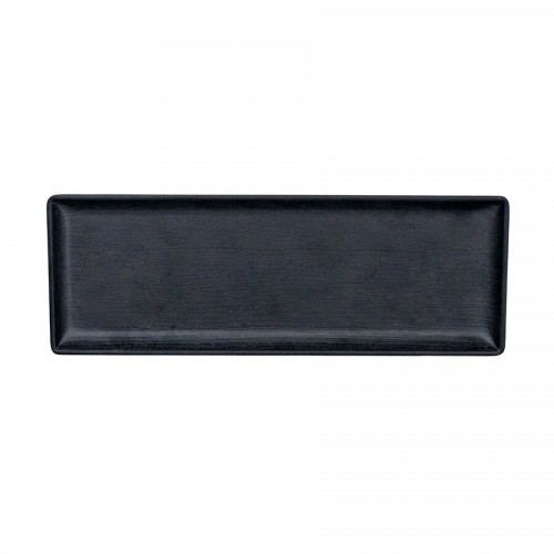 Mirage Black Melamine Fusion Platter 26.5 x 9.3cm