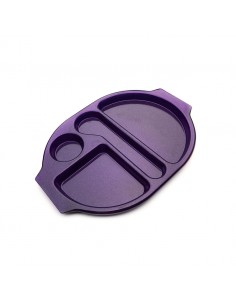 Meal Tray Purple Sparkle 38 x 28cm Polycarb