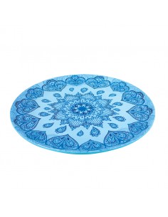 Mehndi Blue Platter 35cm