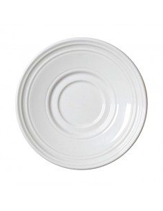 Bead White Saucer 12.5cm