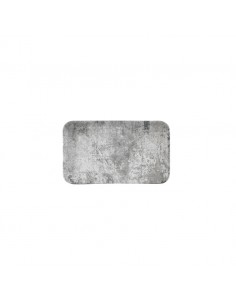 Urban Steel Grey Organic Rectangular Plate 27x16cm