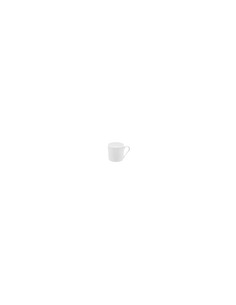 L Collection White Demitasse Cup 10cl