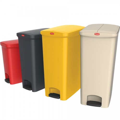 Trust Step On Bin 30 Litres Red End Step