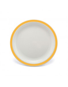 Duo Plate Narrow Rim Yellow 23cm Polycarbonate