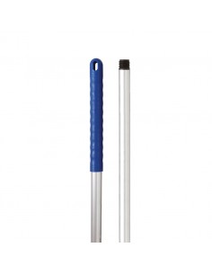 Abbey Hygeine Handle - Blue Grip 137cm 54 inch