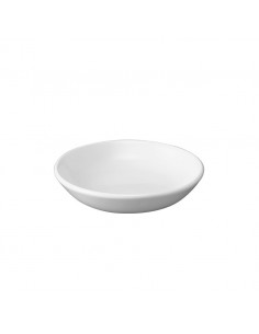 Whiteware Butter Dish 10cm