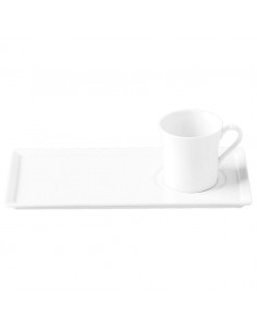 Allspice Rectangular Tray 2 Indents Wasabi 28x14cm